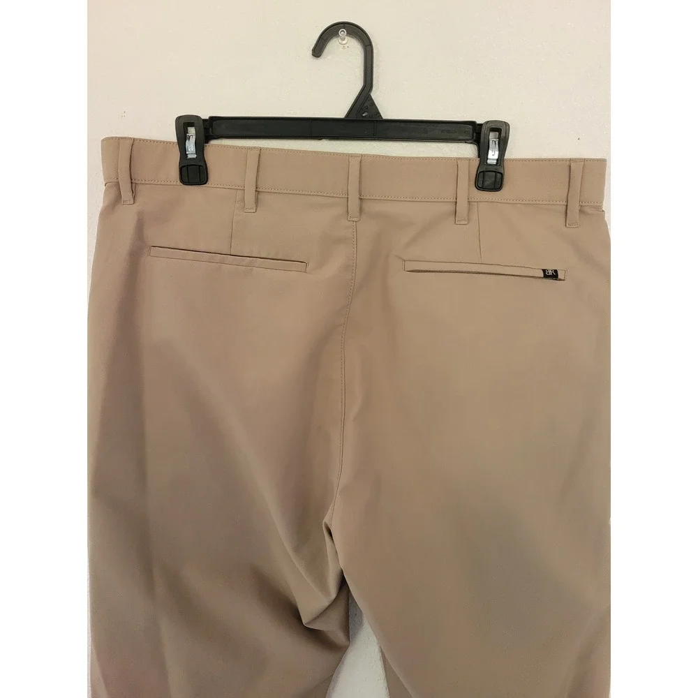 Banana Republic Mens 36x30 Beige Slim Fit‎ Lightweight Dress Pants #14
